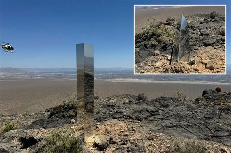 strange news from around the world|Mysterious monolith removed from mountains outside Las Vegas .